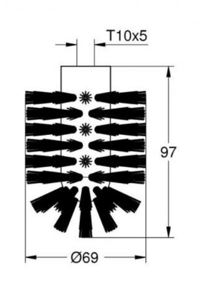 Grohe Essentials løst børstehoved - Hvid Grohe Essentials løst børstehoved - Hvid