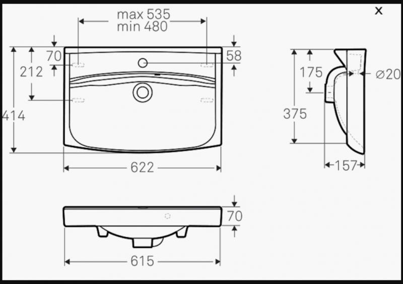 Ifø Spira møbelpakke 60c - Hvid mat