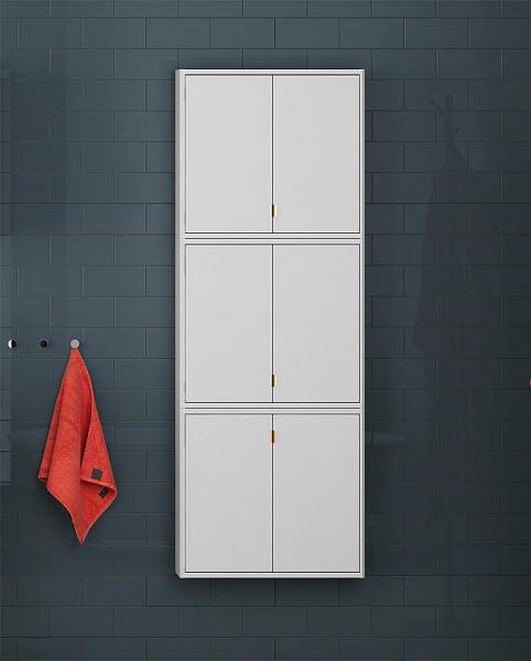 Gustavsberg Graphic vægskab - Lille dybde - Grøn Gustavsberg Graphic vægskab - Lille dybde - Grøn