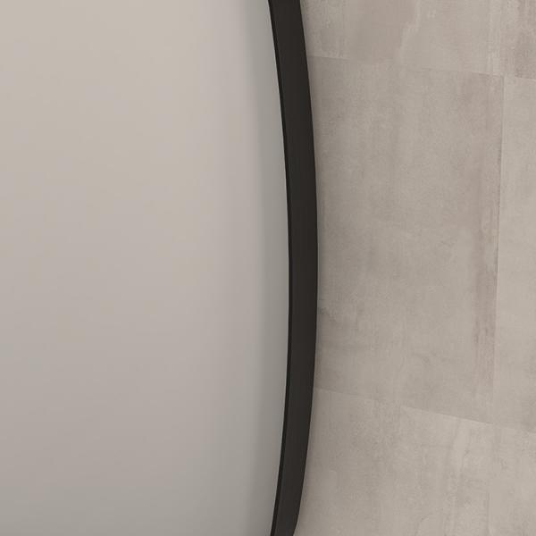 Sanibell Ink SP29 superellipse spejl m/ramme 60 x 60 cm - Børstet gunmetal Sanibell Ink SP29 superellipse spejl m/ramme 60 x 60 cm - Børstet gunmetal