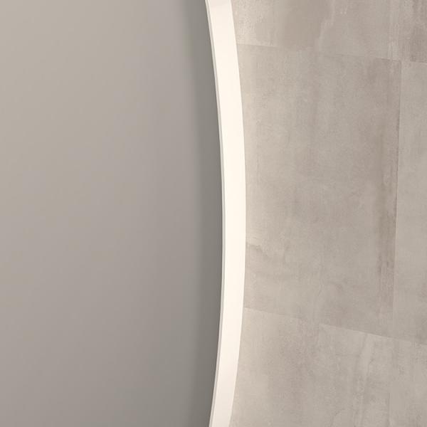 Sanibell Ink SP30 superellipse spejl m/backlight, varme og sensor 40 x 40 cm - Mat hvid Sanibell Ink SP30 superellipse spejl m/backlight, varme og sensor 40 x 40 cm - Mat hvid