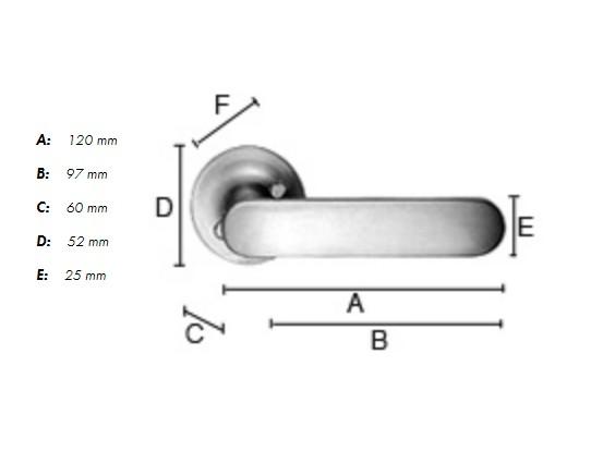 Beslagsboden udendørsgreb - Mat sort