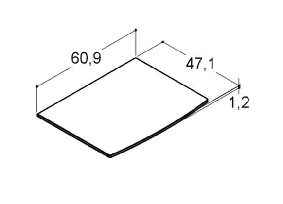 Dansani Vintage 60 Silestone bordplade - Blanco Zeus