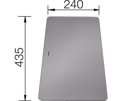 Blanco Skærebræt i glas ANDANO 435x240 Blanco Skærebræt i glas ANDANO 435x240