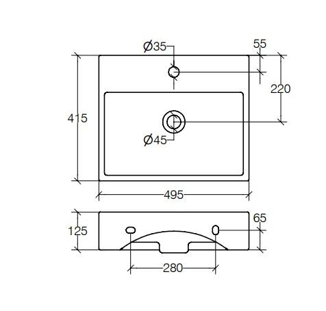 Cassøe Soft 160 møbelsæt m/bowlevask - Mat grå Cassøe Soft 160 møbelsæt m/bowlevask - Mat grå