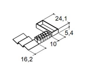Dansani Luna indretning til øverste skuffe 60/80*35