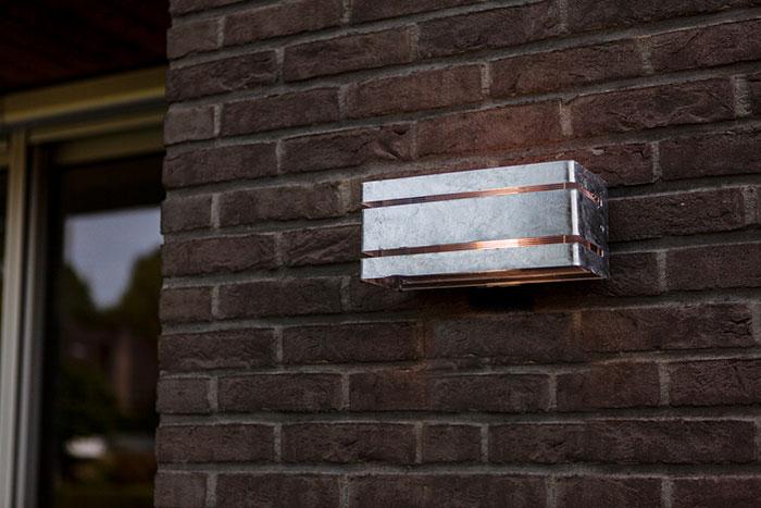 Lutec Architectural Vidar udendørslampe til væg Lutec Architectural Vidar udendørslampe til væg
