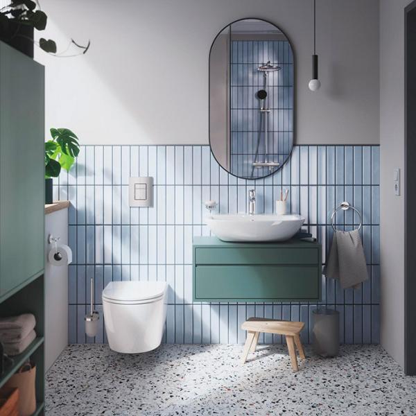 Grohe Start Round Ceramic væghængt toilet inkl sæde m/SoftClose og QuickRelease