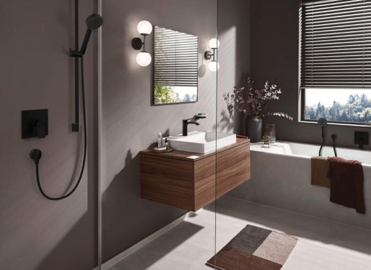 hansgrohe Vivenis 110 håndvaskarmatur m/løft-op bundventil - Mat sort
