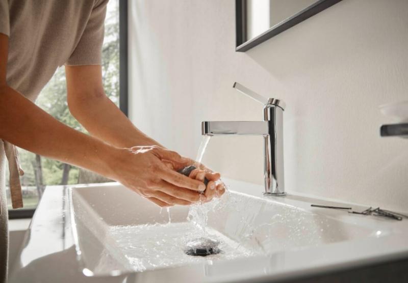 hansgrohe Finoris 110 håndvaskarmatur m/løft-op bundventil - Krom