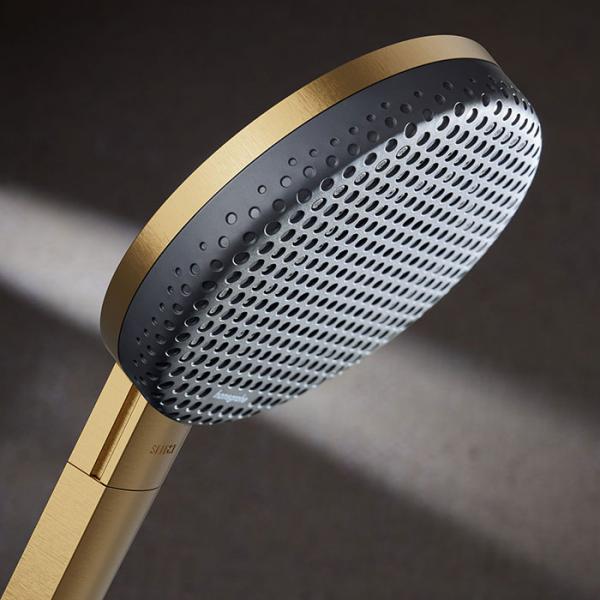 hansgrohe Raindance Alive S Puro Showerpipe 300 1jet m/EcoSmart og termostat - Børstet bronze