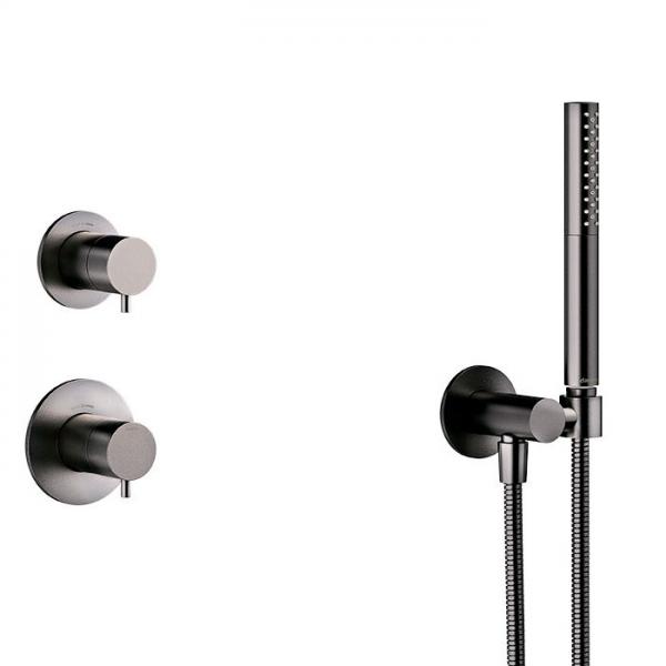 Damixa Iris DS 1 brusesystem til indbygning - Børstet grafitgrå Damixa Iris DS 1 brusesystem til indbygning - Børstet grafitgrå