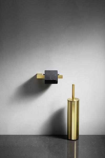 Unidrain ReFrame toiletbørste til gulv - Messing Unidrain ReFrame toiletbørste til gulv - Messing