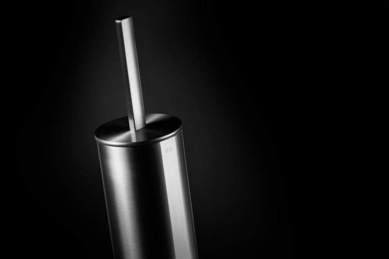 Unidrain ReFrame toiletbørste til gulv - Børstet stål Unidrain ReFrame toiletbørste til gulv - Børstet stål