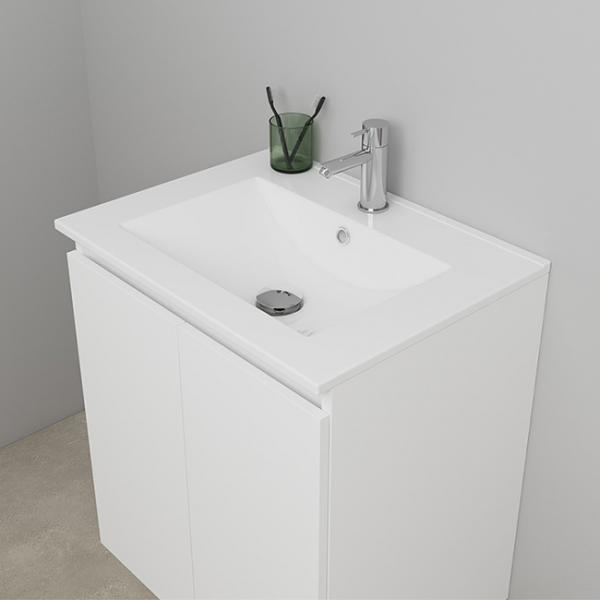 Sanibell Online 61 møbelsæt m/grebsfri låger - Mat hvid Sanibell Online 61 møbelsæt m/grebsfri låger - Mat hvid