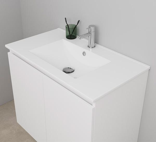 Sanibell Online 81 møbelsæt m/grebsfri låger - Mat hvid Sanibell Online 81 møbelsæt m/grebsfri låger - Mat hvid