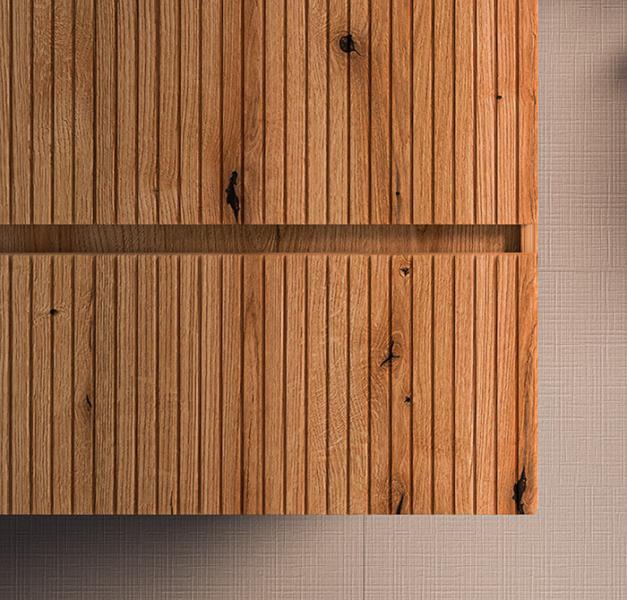 Sanibell Proline 100 møbelsæt m/lameller og 2 skuffer - Uden hanehul - Urban eg Sanibell Proline 100 møbelsæt m/lameller og 2 skuffer - Uden hanehul - Urban eg