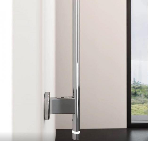 Dansani Hydra håndklædetørrer - 7,5x140 cm - Poleret rustfrit stål Dansani Hydra håndklædetørrer - 7,5x140 cm - Poleret rustfrit stål