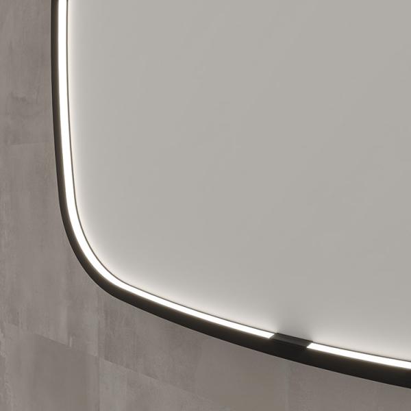 Sanibell Ink SP31 spejl m/lys, varme og sensor 40 x 80 cm - Gunmetal Sanibell Ink SP31 spejl m/lys, varme og sensor 40 x 80 cm - Gunmetal