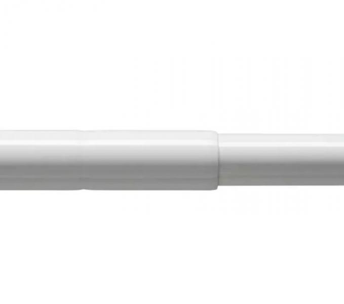 Hefe selvbærende forhængsstang max 120 cm- Hvid Hefe selvbærende forhængsstang max 120 cm- Hvid