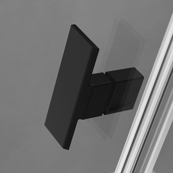 Strømberg Noma 20 Frame nichedør 800mm - Højre - Mat sort Strømberg Noma 20 Frame nichedør 800mm - Højre - Mat sort