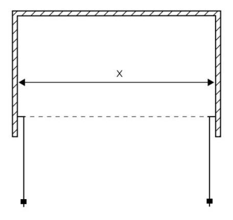 Strømberg Noma 30 dobbelt svingdør 800mm - Mat sort Strømberg Noma 30 dobbelt svingdør 800mm - Mat sort