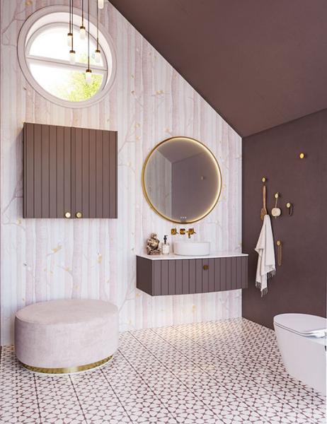 Dansani Luna Vintage 100 møbelpakke m/Circle håndvask - Valgfri farve