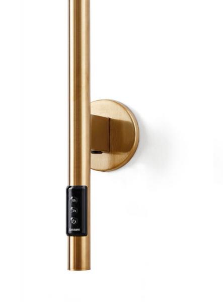 Cassøe Rimini håndklædetørrer - Børstet messing Cassøe Rimini håndklædetørrer - Børstet messing