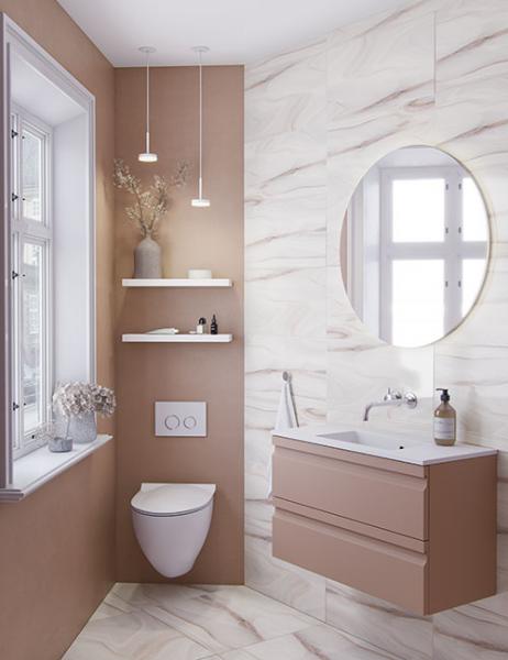 Dansani Luna Urban 80 møbelsæt m/Mini Minore håndvask og skuffer - Valgfri farve