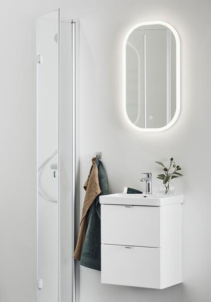 Hafa Store soft spejl med LED lys og touch - 40 cm Hafa Store soft spejl med LED lys og touch - 40 cm