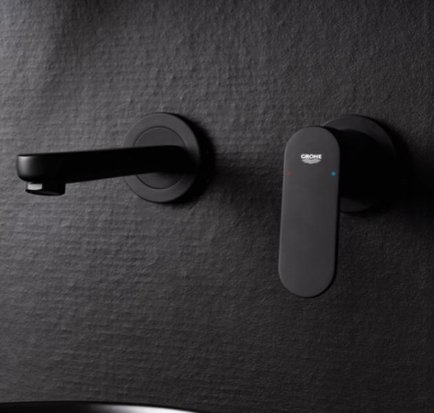 Grohe komplet armatur til indbygning i væg - inkl. indbygningsdel - Mat sort Grohe komplet armatur til indbygning i væg - inkl. indbygningsdel - Mat sort