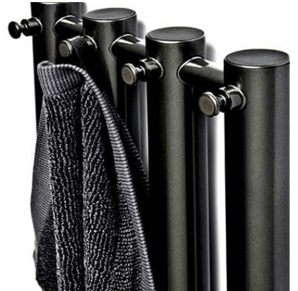 Strømberg Regus håndklædetørrer - 26,6x150 cm - Mat sort Strømberg Regus håndklædetørrer - 26,6x150 cm - Mat sort