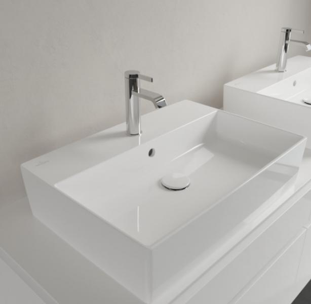 V&B Memento 2.0 60 fritstående bowlevask - 1/3 hanehuller V&B Memento 2.0 60 fritstående bowlevask - 1/3 hanehuller