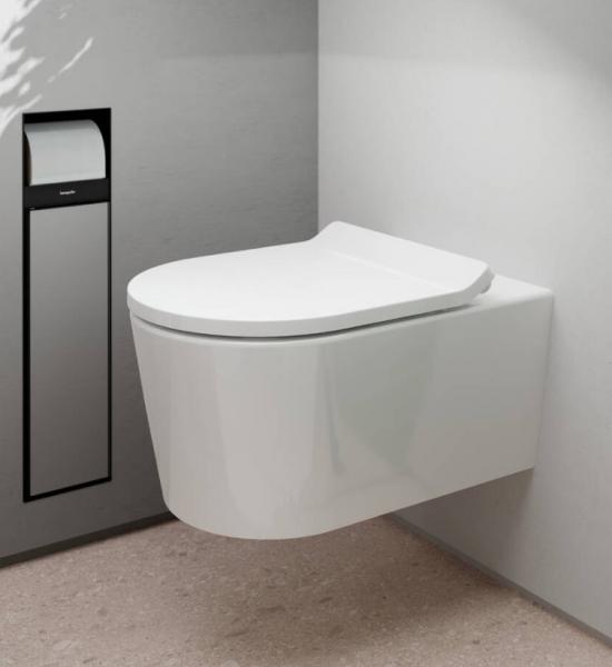 hansgrohe EluPura S væghængt toilet inkl. sæde, AquaHelix og antibakteriel glasur hansgrohe EluPura S væghængt toilet inkl. sæde, AquaHelix og antibakteriel glasur