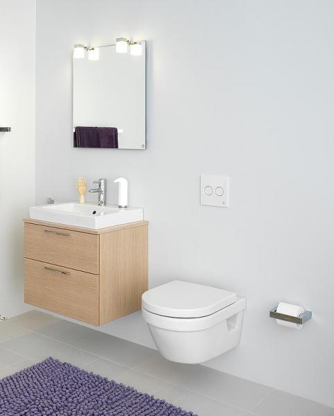 Gustavsberg Hygienic Flush v&aelig;gh&aelig;ngt toilet u/skyllerand