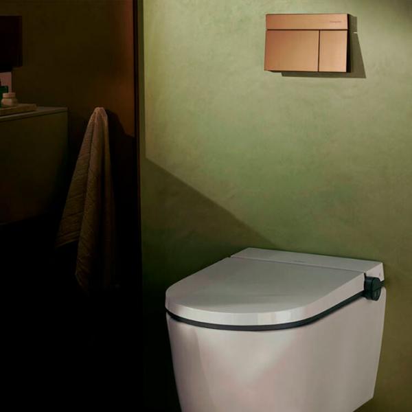 hansgrohe iFrame Element E betjeningsplade - B&oslash;rstet bronze