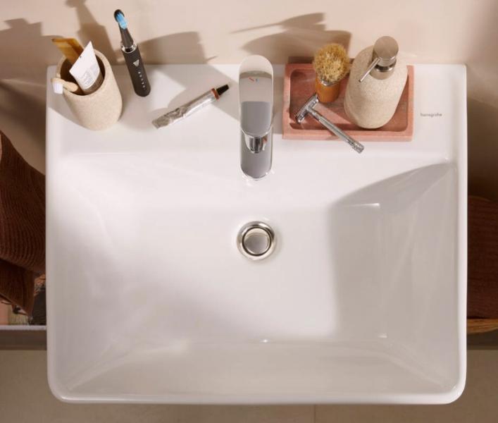 hansgrohe Xanuia Q 60 håndvask t/væg - 1 hanehul hansgrohe Xanuia Q 60 håndvask t/væg - 1 hanehul