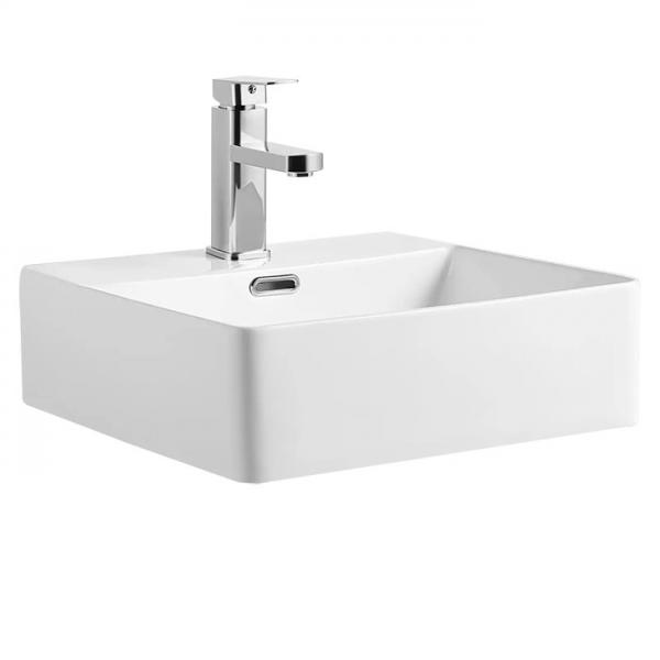 Lavabo Boxo 42 håndvask t/væg eller bord - 1 hanehul Lavabo Boxo 42 håndvask t/væg eller bord - 1 hanehul