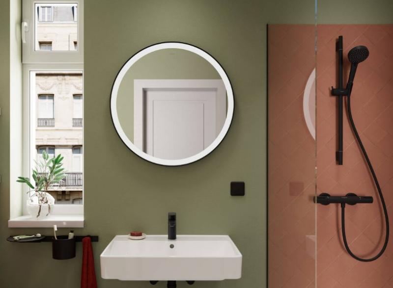 hansgrohe Vernis Blend 100 håndvaskarmatur m/CoolStart - Mat sort