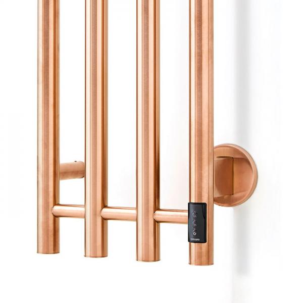 Cassøe Catania håndklædetørrer - 26x142 cm - Børstet kobber