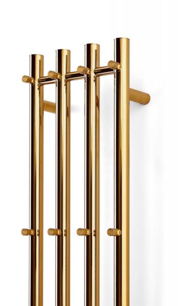 Cassøe Catania håndklædetørrer - 26x142 cm - Poleret messing Cassøe Catania håndklædetørrer - 26x142 cm - Poleret messing