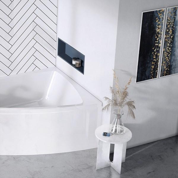 Strømberg Nordum hjørnebadekar - 158 x 118 - Højre Strømberg Nordum hjørnebadekar - 158 x 118 - Højre