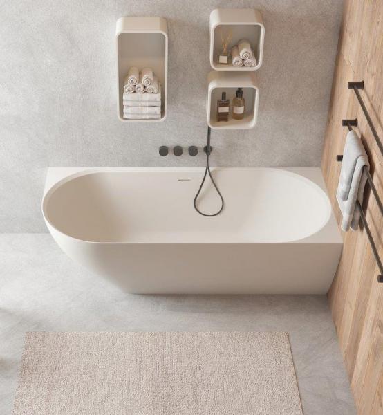 Ideavit Solidnova badekar t/hjørne 1800 x 800 mm - Højre - Mat hvid Ideavit Solidnova badekar t/hjørne 1800 x 800 mm - Højre - Mat hvid