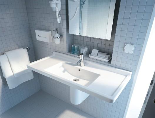 Duravit Starck 3 105 håndvask t/væg eller møbel Duravit Starck 3 105 håndvask t/væg eller møbel