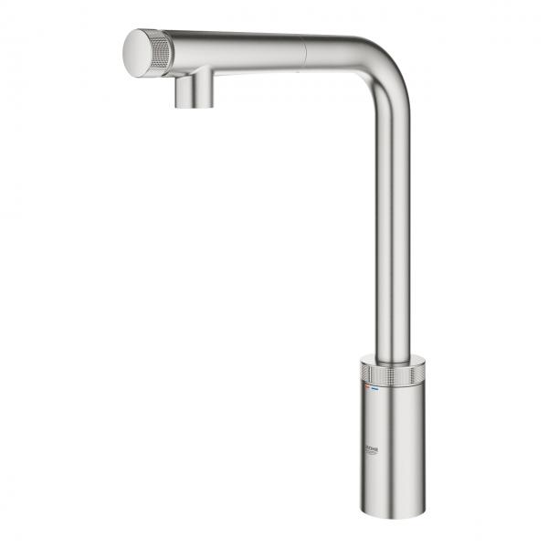 Grohe Minta SmartControl køkkenarmatur m/udtræk - Supersteel Grohe Minta SmartControl køkkenarmatur m/udtræk - Supersteel