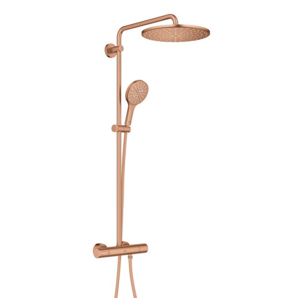 Grohe Rainshower SmartActive 310 brusesystem - Børstet warm sunset