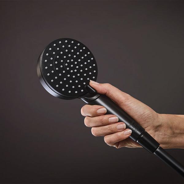 hansgrohe Vernis Blend EcoSmart showerpipe Ø200 - Mat sort