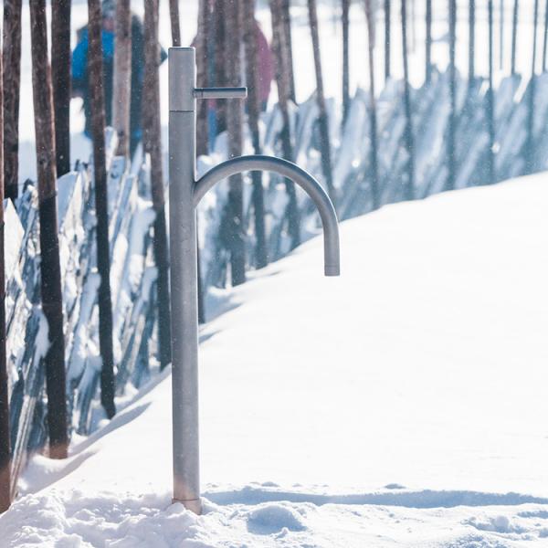 Frostline DUO Classic vandpost - Rustfrit stål Frostline DUO Classic vandpost - Rustfrit stål