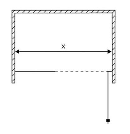 Strømberg Lucca 45 nichedør m/fast væg - Skræddersyet Strømberg Lucca 45 nichedør m/fast væg - Skræddersyet