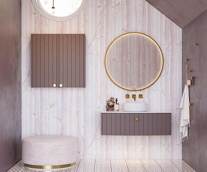 Dansani Luna Vintage 100 møbelpakke m/Circle håndvask - Valgfri farve